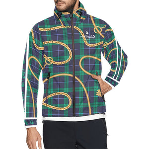 PLAID IN GOLD Unisex All Over Print Windbreaker