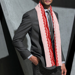 LCC KNITTED RED Velvet Scarf