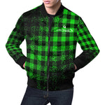 DUSTY PLAID Bomber Jacket for Men