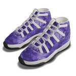 TIE DYE GRAPES Men's High Top Basketball Shoes