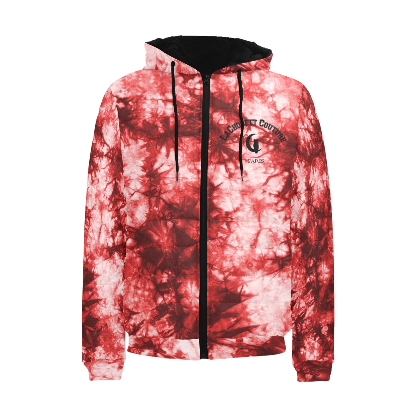 TIE DYE Men's Padded Hooded Jacket