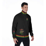 RBG ANKH B RIPPED Stand Collar Jacket