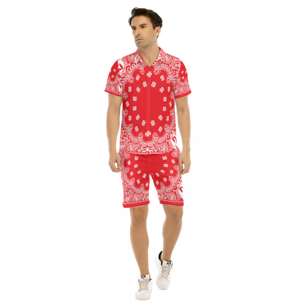 BANDANA Bs'UP Men's Short Sleeve Shirt Sets