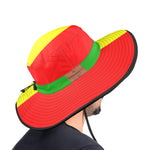 GUINEE FLAG Wide Brim Bucket Hat