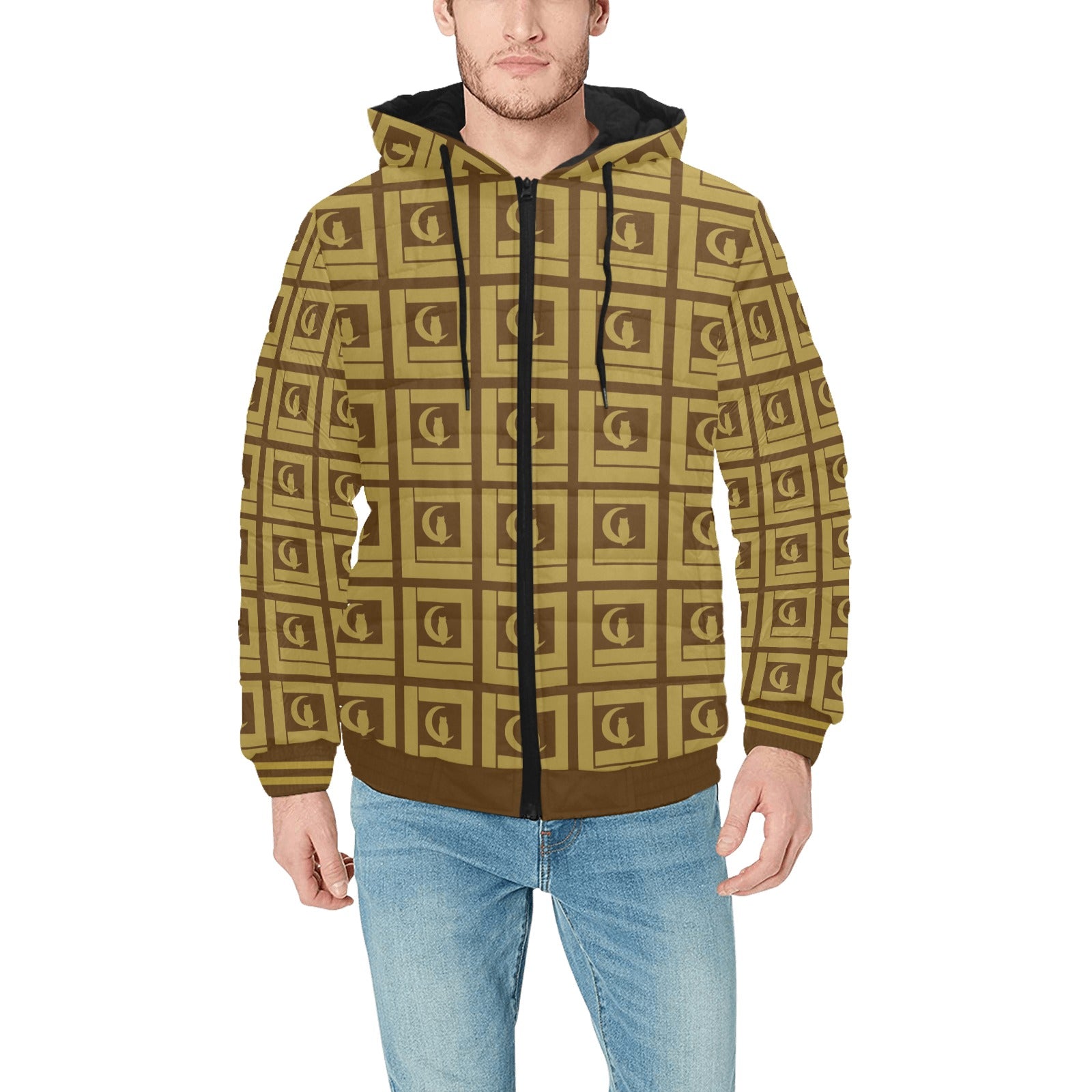 LCC VINTAGE Men's Padded Hooded Jacket