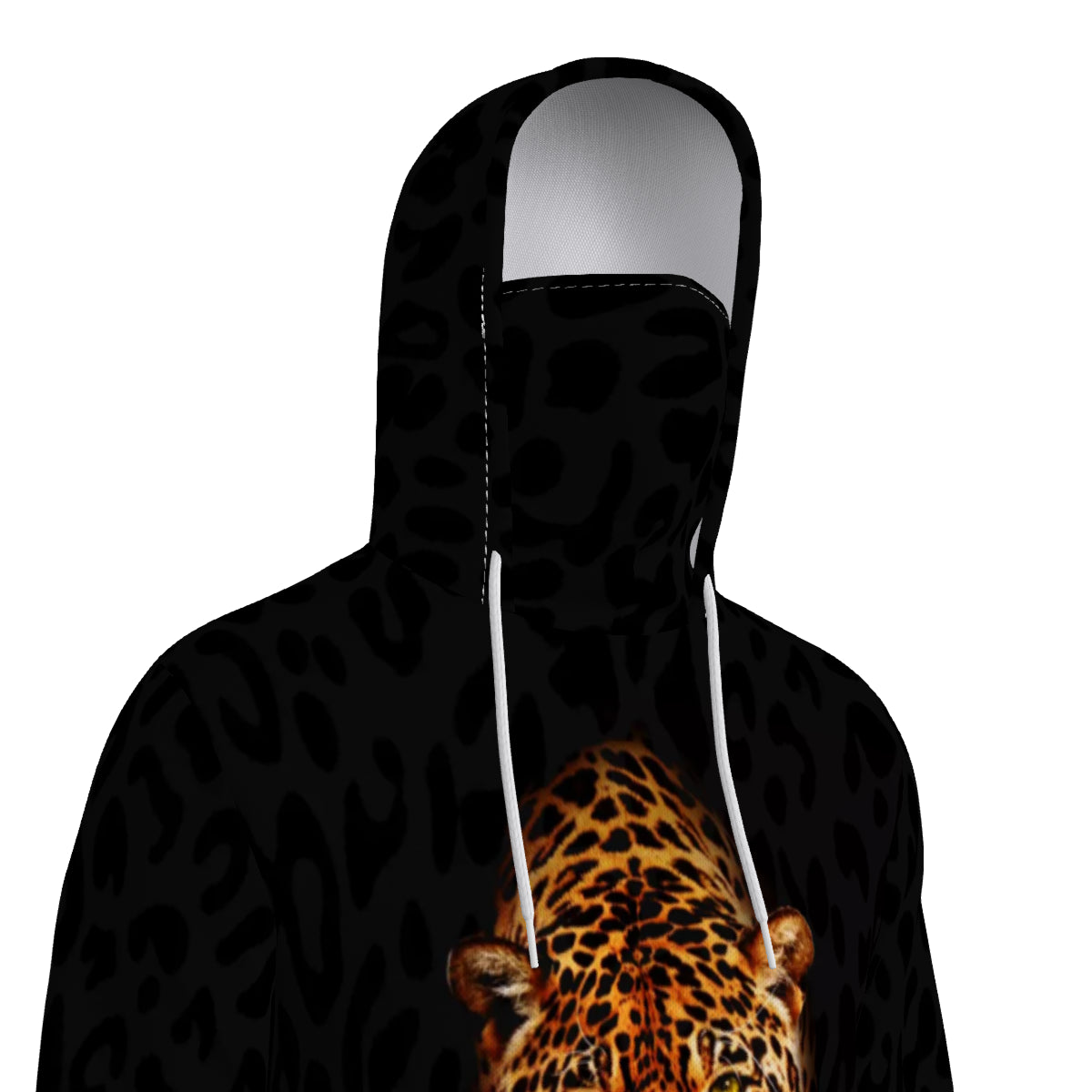 JAGUAR SKIN Unisex Pullover Hoodie With Mask