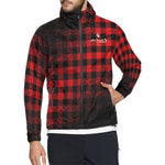 Dusty Plaid Unisex All Over Print Windbreaker