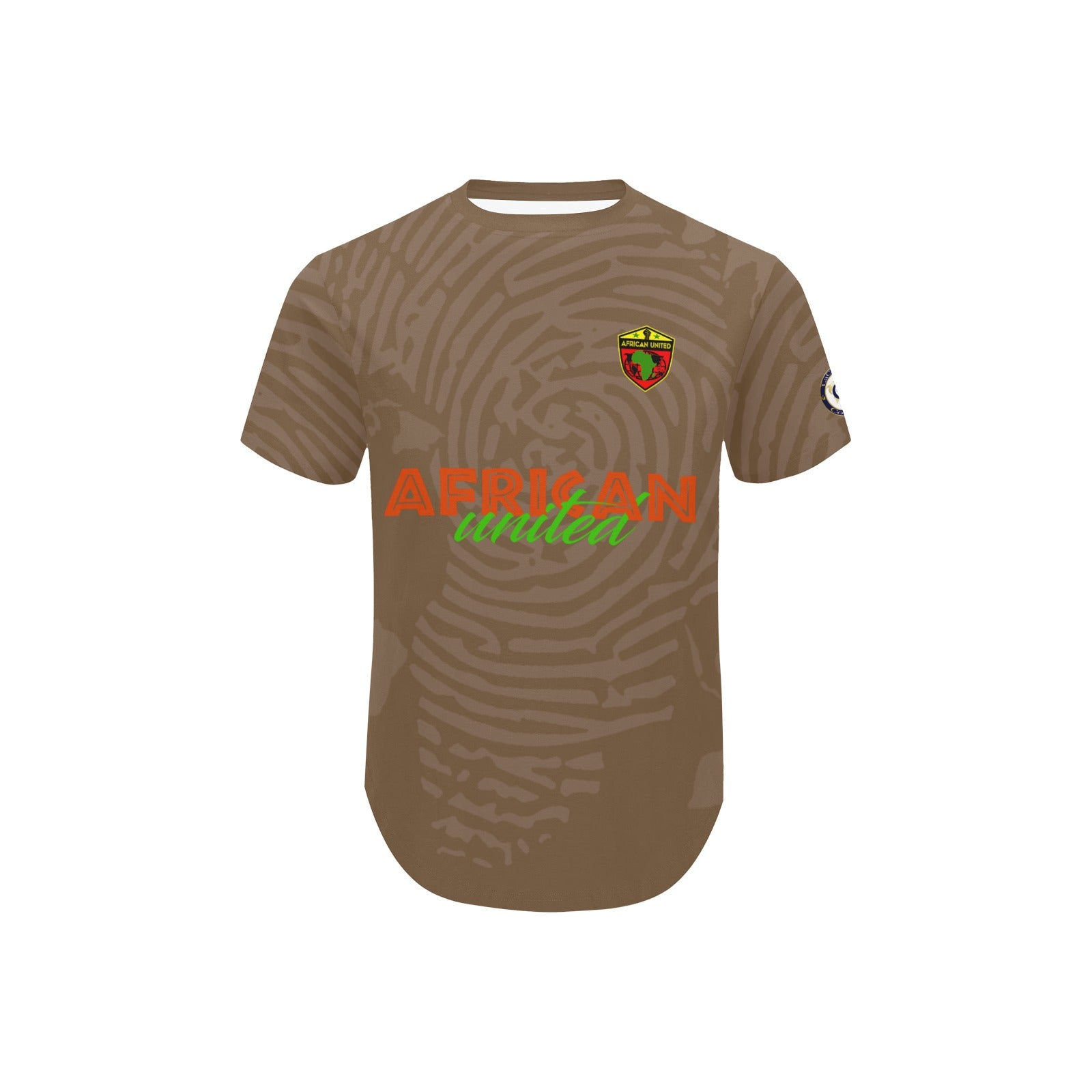 AFRICAN UNITED Curved Hem T-Shirt