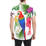 EXOTIC STYLE Men's All Over Print Short Sleeve Shirt
