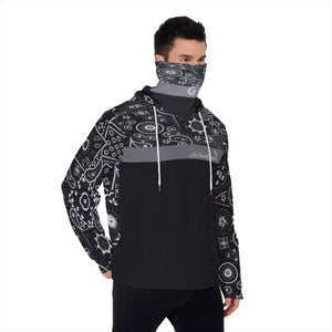 BANDANA VIRAL BLCC Pullover Hoodie With Mask