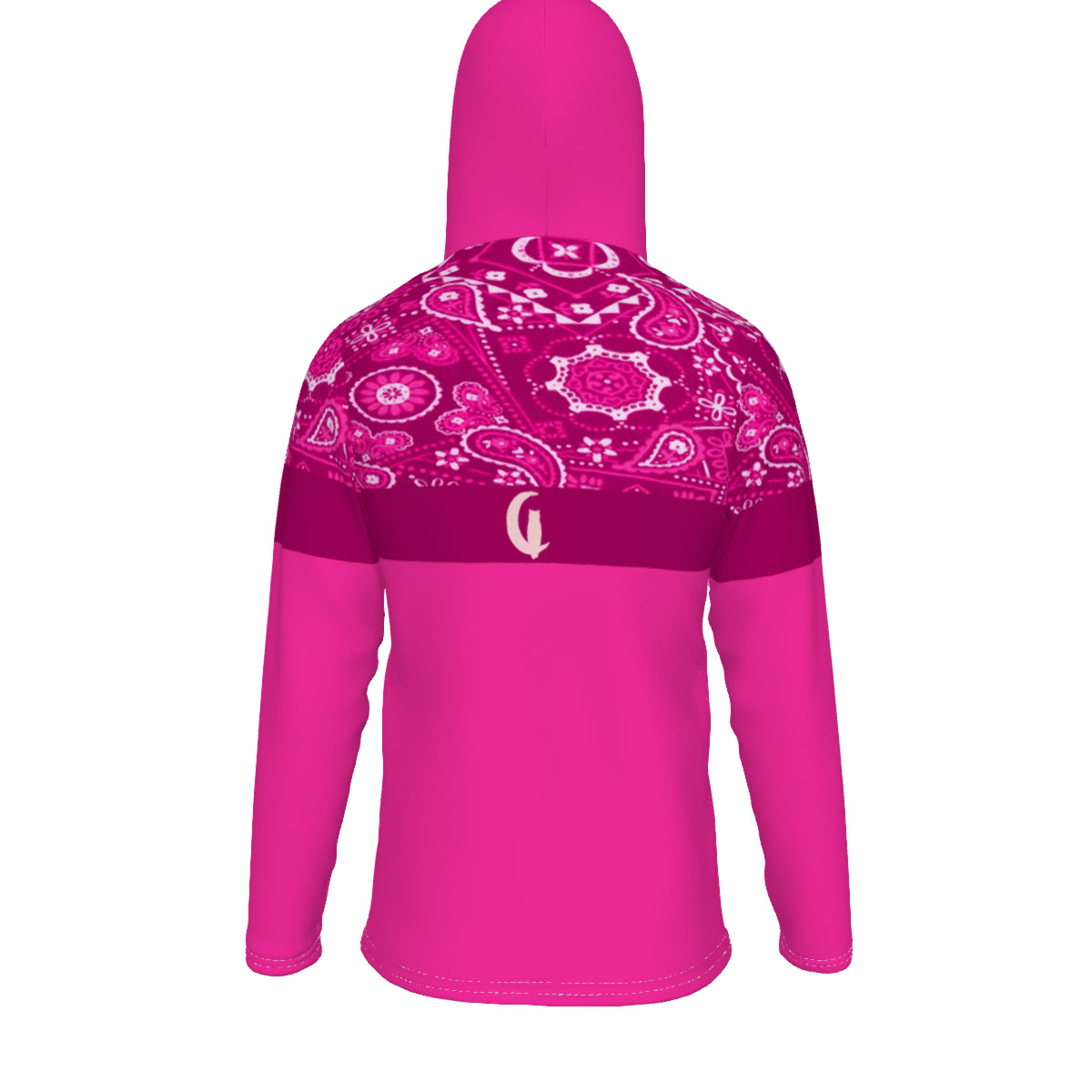 BANDANA VIRAL PINKISH Unisex Pullover Hoodie With Mask