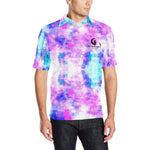 COLORFULL Men's All Over Print Polo Shirt