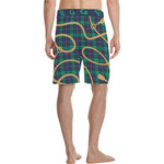 PLAID IN GOLD Men's  Casual Shorts