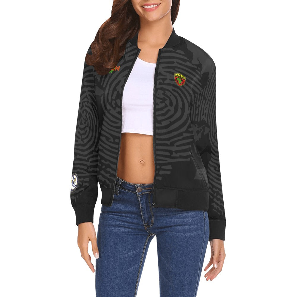 AFRICAN UNITED Bomber Jacket for Women