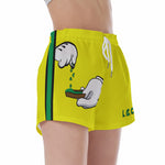 BURN THE OPPS YLW Women's Short Pants