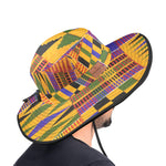 KENTE FULLY Wide Brim Bucket Hat