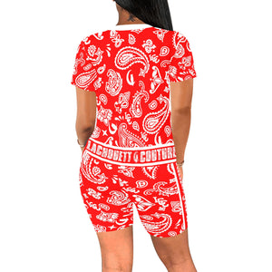 BANDANA PAISLEY Women's Short Yoga Set