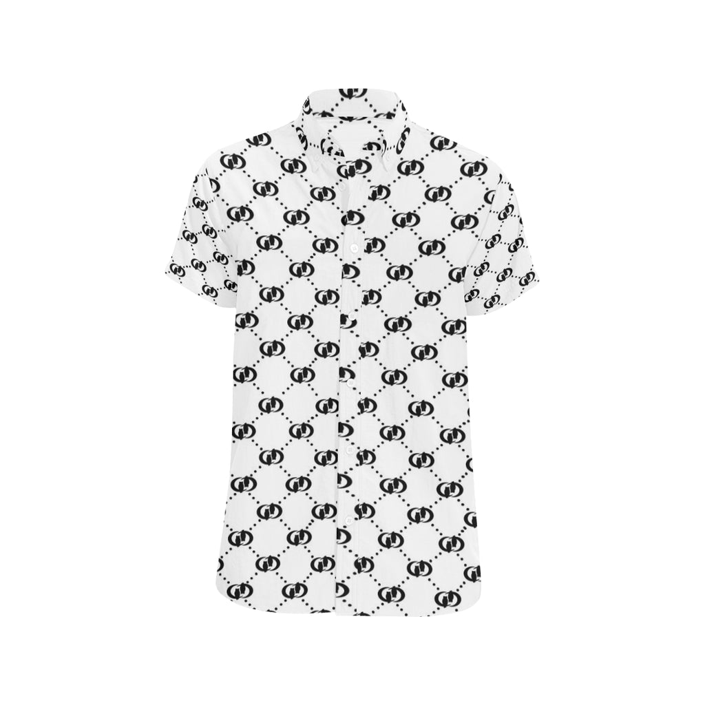 EXCELLENCE BLACC Men's All Over Print Short Sleeve Shirt