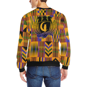 KENTE ATEF Men's Rib Cuff Crew Neck Sweatshirt