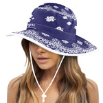 BANDANA Wide Brim Bucket Hat