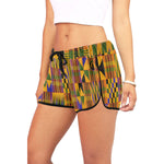 KENTE OG Women's All Over Print Relaxed Shorts