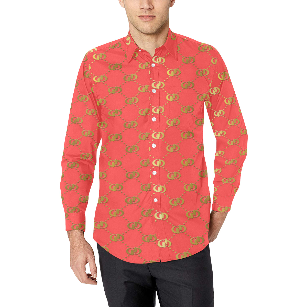 EXCELLENCE Men's Casual Dress Shirt