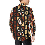 BOGOLAN STYLE Men's All Over Print Casual Dress Shirt