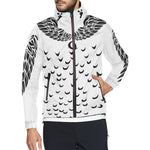 LCC WINGZ WHITE All Over Print Windbreaker for Unisex