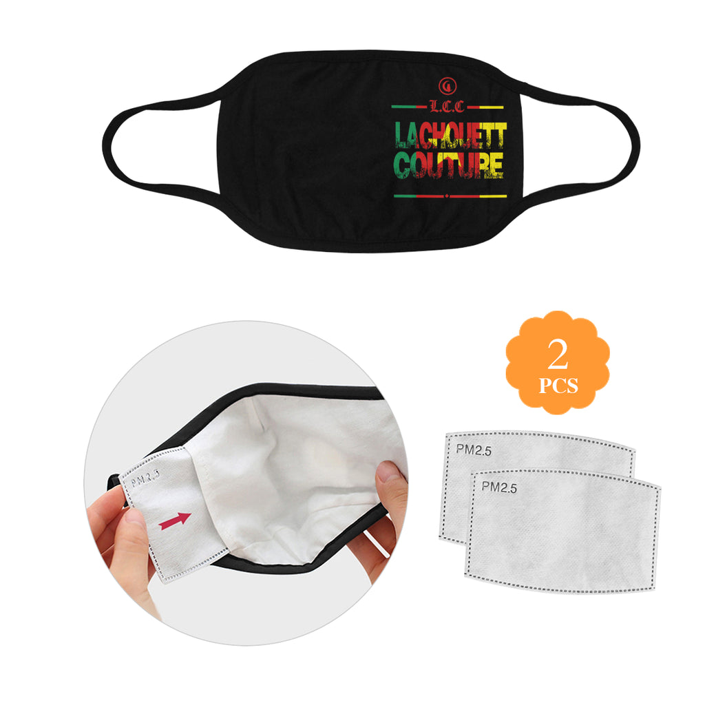 LCC CAMEROUN GRUNDGE Mouth Mask (2 Filters Included) (Non-medical Products)
