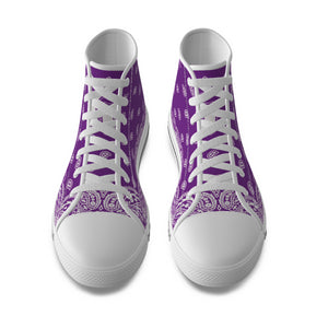 BANDANA FULLY GRAPES Canvas Shoes