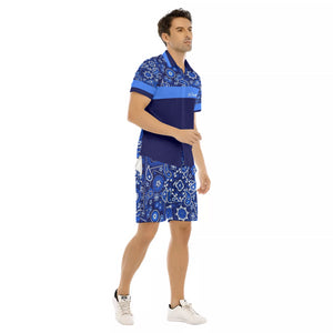 BANDANA VIRAL Cs'UP Men's Short Sleeve Shirt Sets