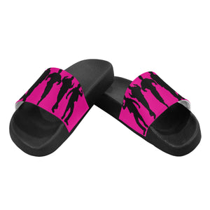 C-WALK PINK Women's Slide Sandals (Model 057)