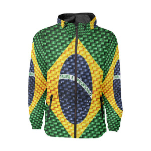 BRASIL FLAG All Over Print Windbreaker for Unisex