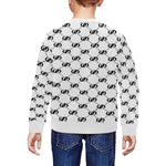 EXCELLENGE BLACCWHT All Over Print Crewneck Sweatshirt for Kids (Model H29)