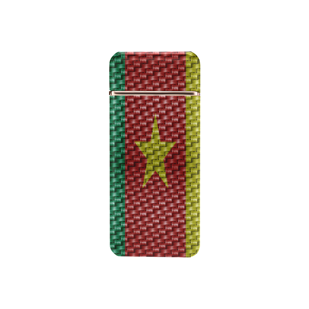 CAMEROUN FLAG USB Rechargeable Lighter