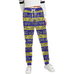 MDU NTR GOLDEN BLUE Women's All Over Print Sweatpants (Model L11)