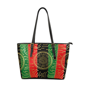 CRYPTO KMT Leather Tote Bag/Large