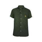 BANDANA LUXURY KAKI  Men's All Over Print Short Sleeve Shirt