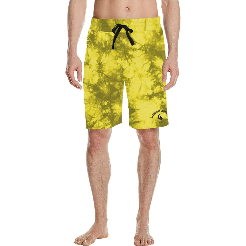 TIE DYE Men's All Over Print Casual Shorts