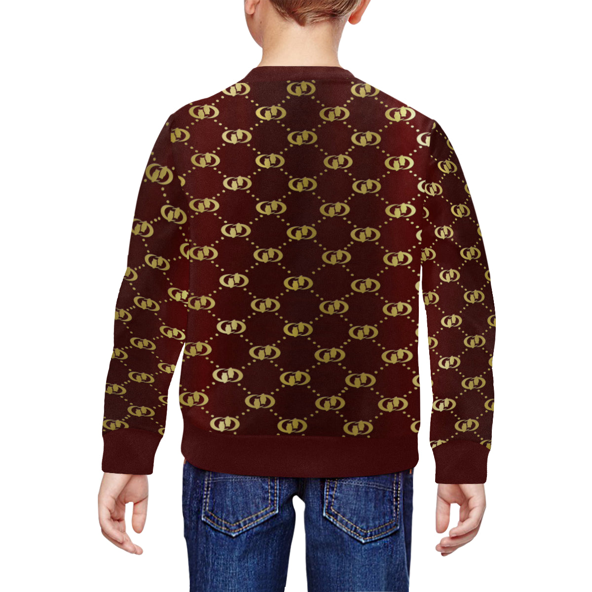 EXCELLANCE BRDX All Over Print Crewneck Sweatshirt for Kids (Model H29)