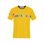 REVOLUTION YLW Men's All Over Print T-Shirt (Solid Color Neck) (Model T63)