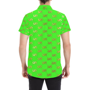 EXCELLENCE SKUNKGLD Men's All Over Print Short Sleeve Shirt