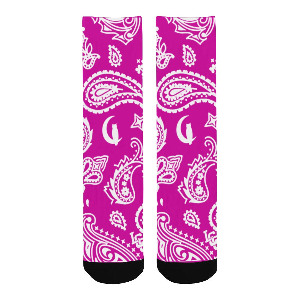 BANDANA PAISLEY Men's Custom Socks