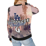 LCC WESTCOAST Women's Rib Cuff Crew Neck Sweatshirt (Model H34)