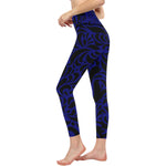 GORGEOUS BLUNAVY All Over Print High-Waisted Leggings