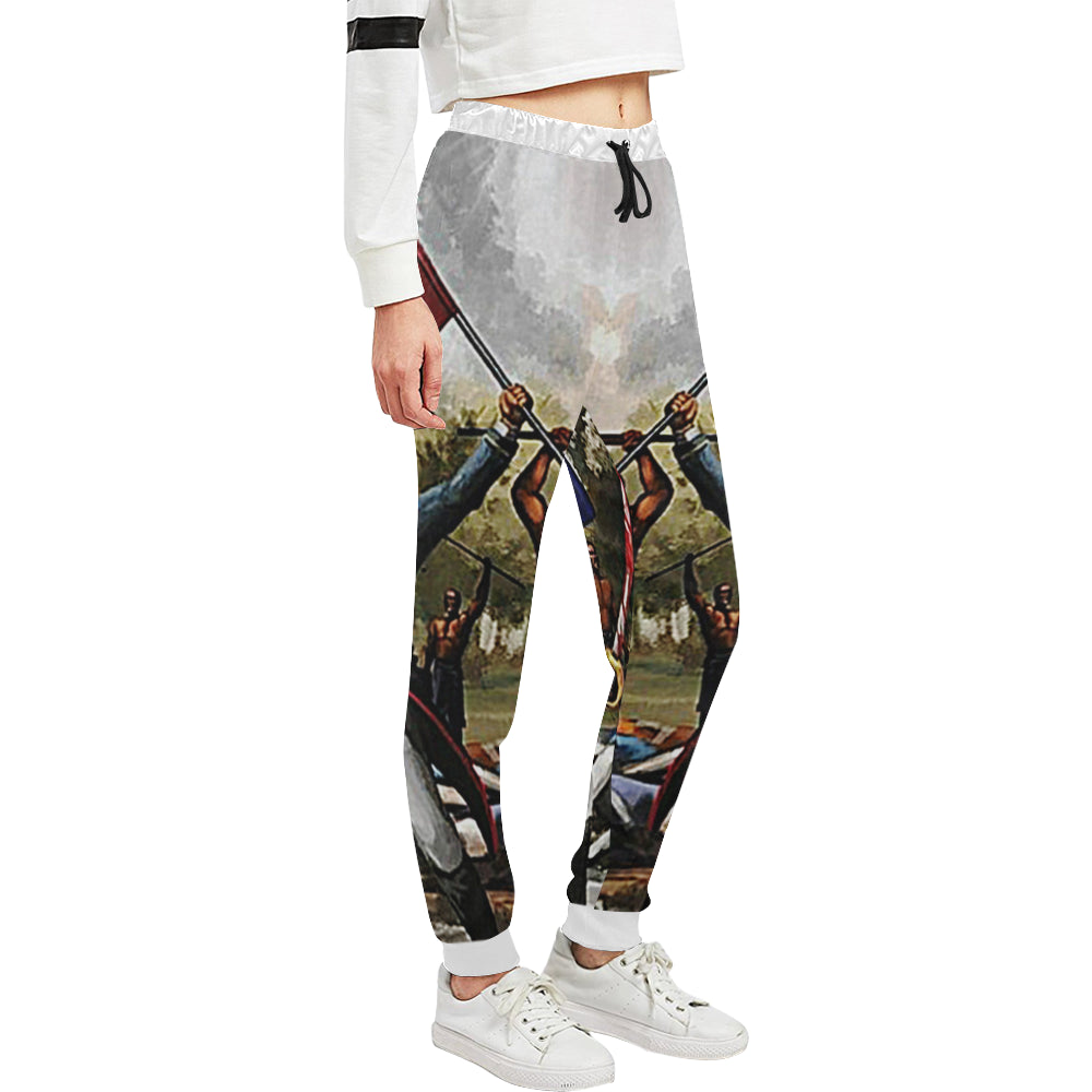 HAITI REVOLUTION Women's All Over Print Sweatpants (Model L11)
