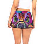 COLORING OWL Women's All Over Print Relaxed Shorts