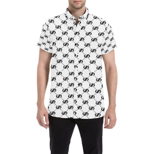 EXCELLENCE BLACC Men's All Over Print Short Sleeve Shirt