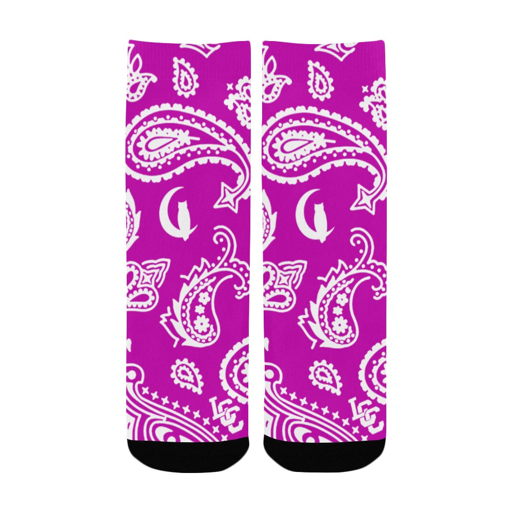 BANDANA PAISLEY Kids' Custom Socks