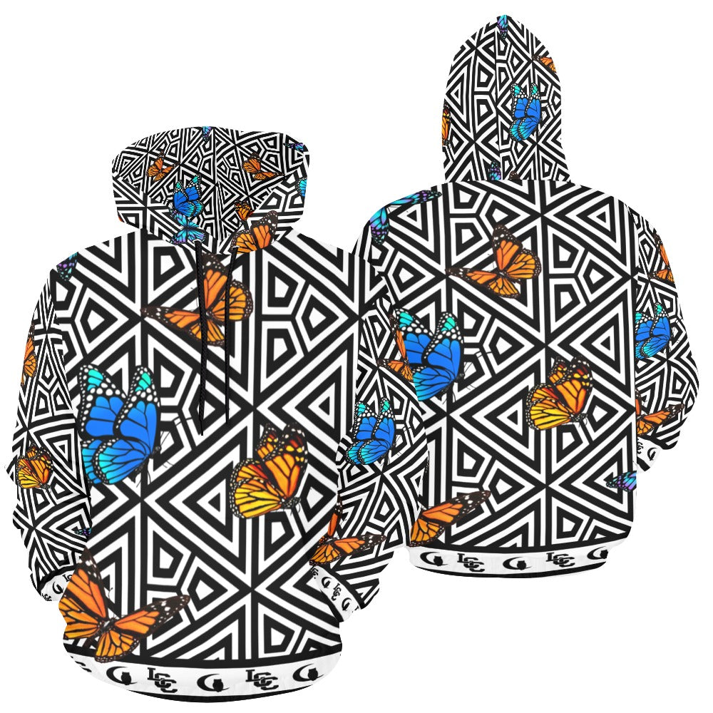 BUTTERFLY LCC All Over Print Hoodie for Men